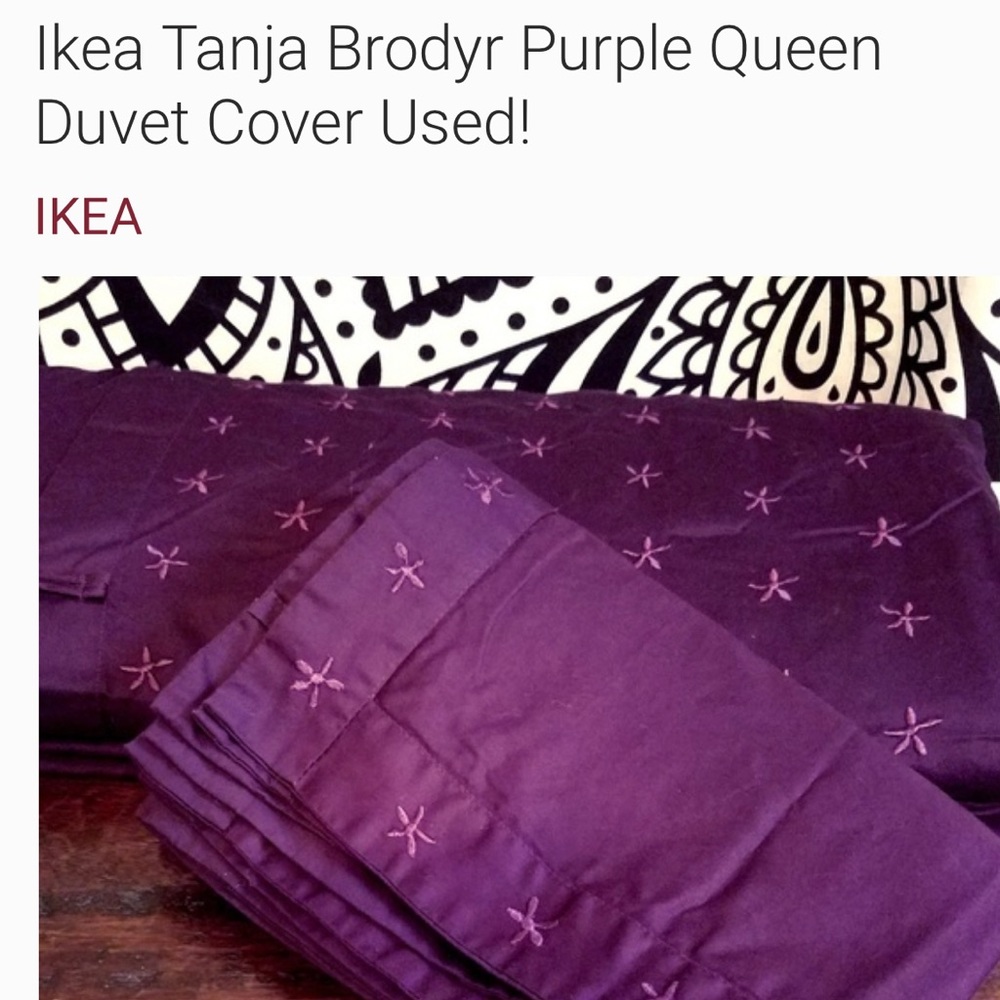 IKEA queen duvet 100 percent cotton